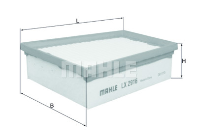 Filtro aria MAHLE ORIGINAL LX 2916