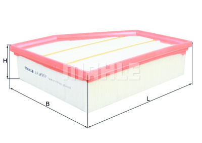 Filtro aria MAHLE ORIGINAL LX 2967