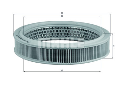 Filtro aria MAHLE ORIGINAL LX 298