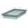 Filtro aria MAHLE ORIGINAL LX 3535