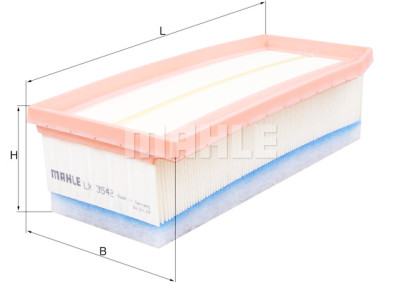 Filtro aria MAHLE ORIGINAL LX 3542