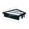 Filtro aria MAHLE ORIGINAL LX 3778
