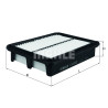 Filtro aria MAHLE ORIGINAL LX 4142