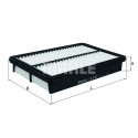 Filtro aria MAHLE ORIGINAL LX 4143