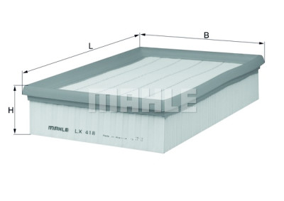 Filtro aria MAHLE ORIGINAL LX 418