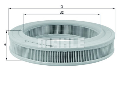 Filtro aria MAHLE ORIGINAL LX 431