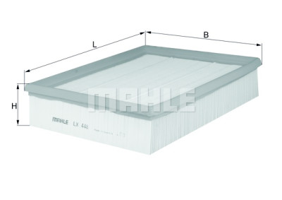Filtro aria MAHLE ORIGINAL LX 448