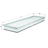 Filtro aria MAHLE ORIGINAL LX 467/1