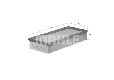 Filtro aria MAHLE ORIGINAL LX 492