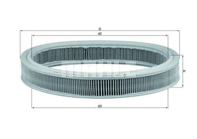 Filtro aria MAHLE ORIGINAL LX 527