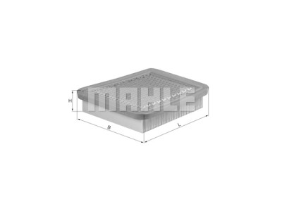 Filtro aria MAHLE ORIGINAL LX 543