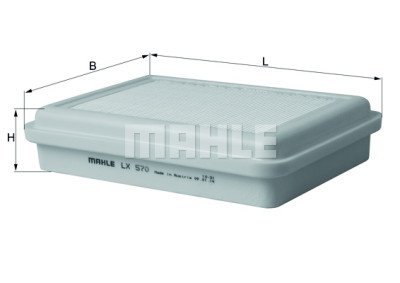 Filtro aria MAHLE ORIGINAL LX 570