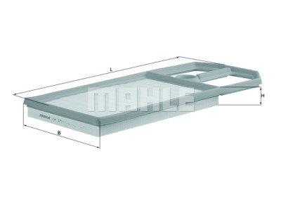 Filtro aria MAHLE ORIGINAL LX 571/1