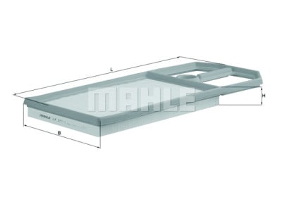 Filtro aria MAHLE ORIGINAL LX 571/1