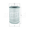 Filtro aria MAHLE ORIGINAL LX 604/1
