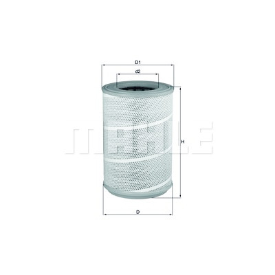 Filtro aria MAHLE ORIGINAL LX 604/1