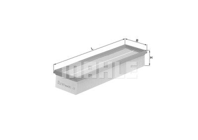 Filtro aria MAHLE ORIGINAL LX 617