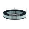 Filtro aria MAHLE ORIGINAL LX 69
