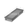 Filtro aria MAHLE ORIGINAL LX 704/1