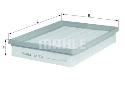Filtro aria MAHLE ORIGINAL LX 722