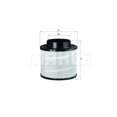 Filtro aria MAHLE ORIGINAL LX 741