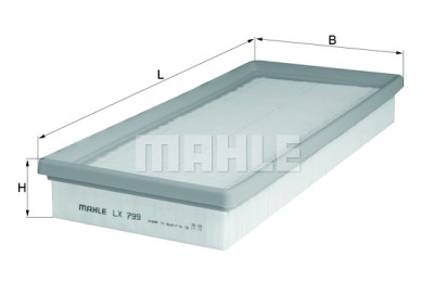 Filtro aria MAHLE ORIGINAL LX 799