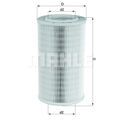 Filtro aria MAHLE ORIGINAL LX 803