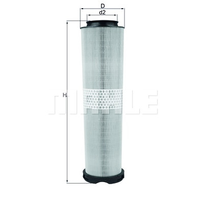 Filtro aria MAHLE ORIGINAL LX 816/6