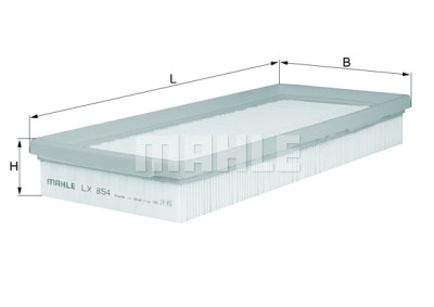 Filtro aria MAHLE ORIGINAL LX 854