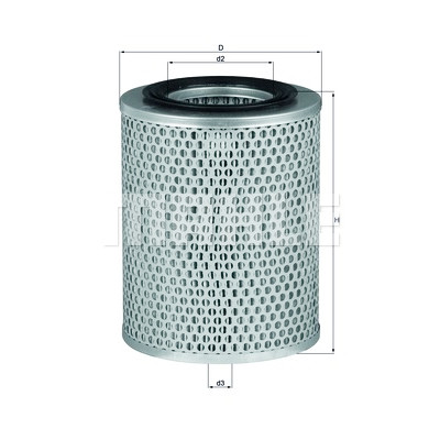 Filtro aria MAHLE ORIGINAL LX 899