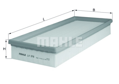 Filtro aria MAHLE ORIGINAL LX 978
