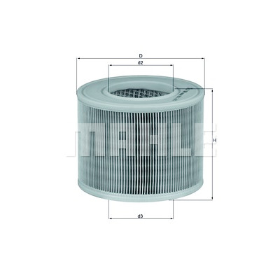 Filtro aria MAHLE ORIGINAL LX 986
