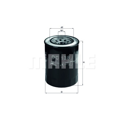 Filtro olio MAHLE ORIGINAL OC 138