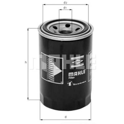 Filtro olio MAHLE ORIGINAL OC 217/6