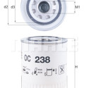 Filtro olio MAHLE ORIGINAL OC 238