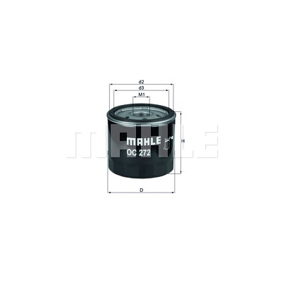 Filtro olio MAHLE ORIGINAL OC 272