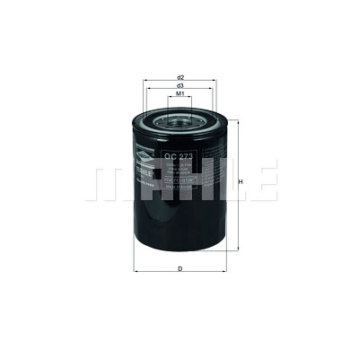 Filtro olio MAHLE ORIGINAL OC 273