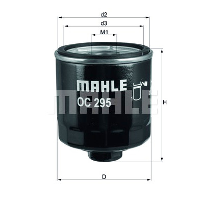 Filtro olio MAHLE ORIGINAL OC 295