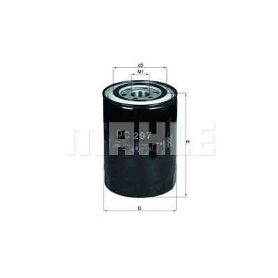 Filtro olio MAHLE ORIGINAL OC 297