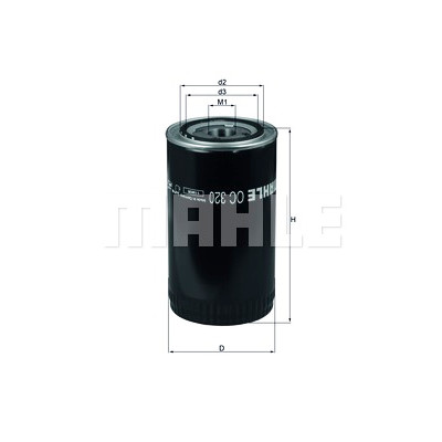 Filtro olio MAHLE ORIGINAL OC 320