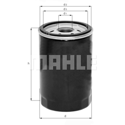 Filtro olio MAHLE ORIGINAL OC 323