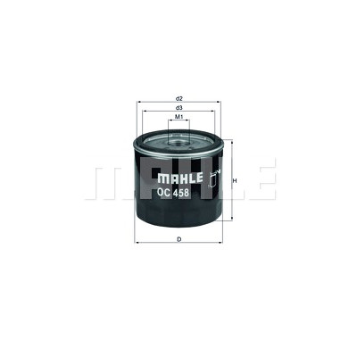 Filtro olio MAHLE ORIGINAL OC 458