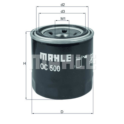 Filtro olio MAHLE ORIGINAL OC 500