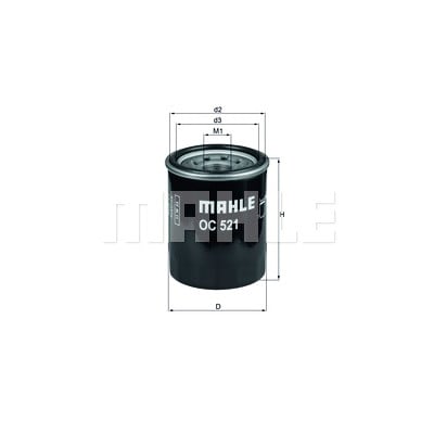 Filtro olio MAHLE ORIGINAL OC 521