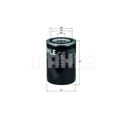 Filtro olio MAHLE ORIGINAL OC 526