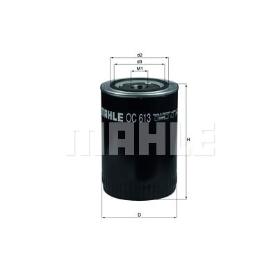 Filtro olio MAHLE ORIGINAL OC 613