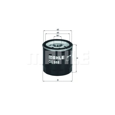 Filtro olio MAHLE ORIGINAL OC 988