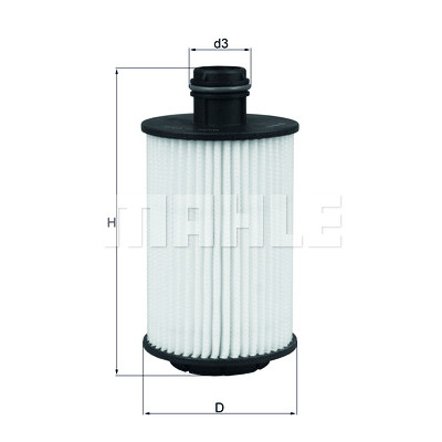 Filtro olio MAHLE ORIGINAL OX 1012D