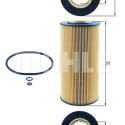 Filtro olio MAHLE ORIGINAL OX 123/1D