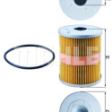 Filtro olio MAHLE ORIGINAL OX 125D